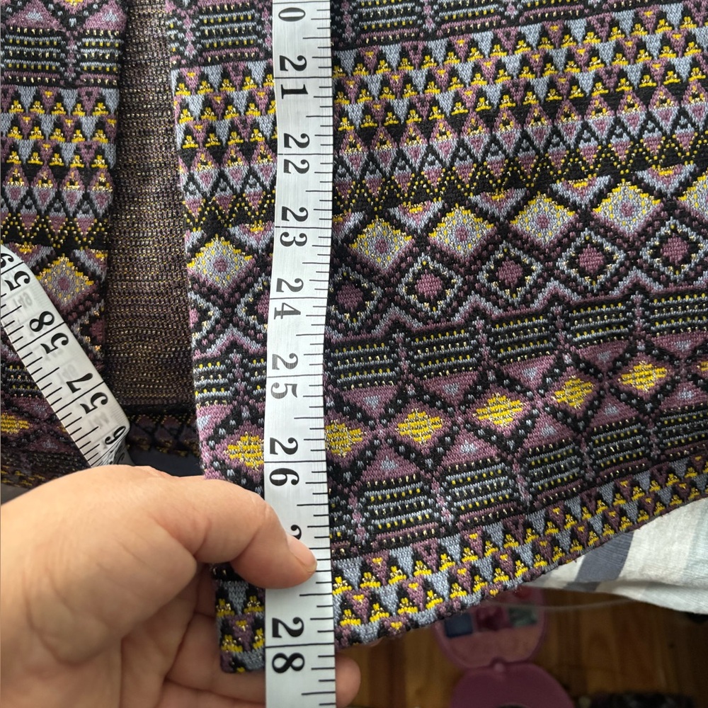 Vintage Multicolor Patterned Cardigan - Picture 8 of 9